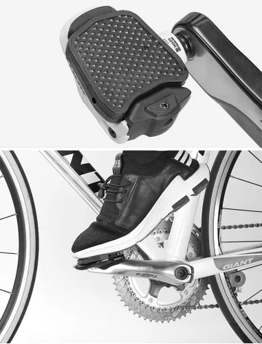 Vista 4 de Thinvik Adaptadores de pedal sin clip de bicicleta para Look Keo Sprint/Classic/Max Carbon/Blade Carbon Ti Clipless Pedal Convertir a pedal