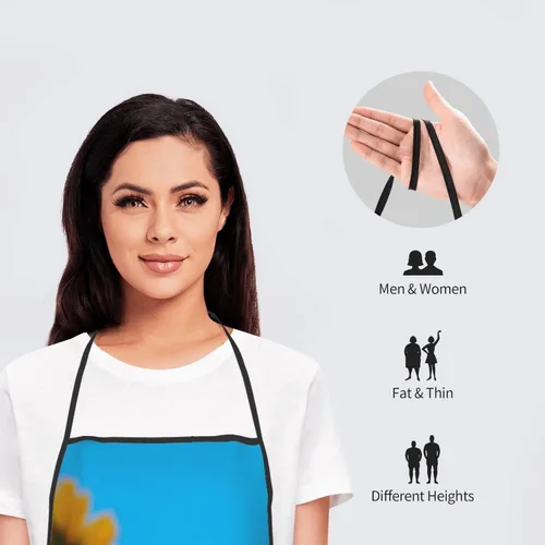Vista 7 de Delantal personalizado, diseño personalizado, nombre, texto, foto, logotipo, chef, delantal de cocina, delantal de cocina impermeable, para hombres