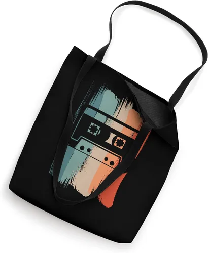 Vista 2 de Cassette tape retro, nostalgia de los años 90, old music times Tote Bag