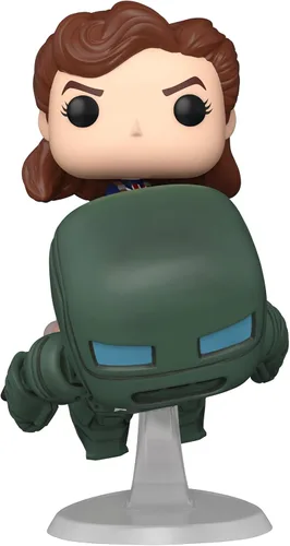 Vista 2 de Funko Pop Deluxe Marvel: Year of The Shield - Capitana Peggy Carter Riding Hydra Stomper - Marvel Comics - Exclusivo de Amazon - Figura de vinilo