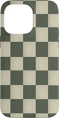 Vista 20 de Funda para iPhone 11 Pro Max con patrón de tablero de ajedrez verde salvia