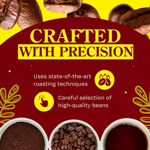 Vista 3 de El Coquí - Café expreso molido tostado oscuro, rico y molido, auténtico café de estilo puertorriqueño, sellado al vacío, granos de espresso molidos