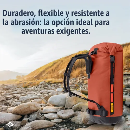 Vista 2 de Sea to Summit Big River Dry Mochila con arnés, 50 litros, color negro