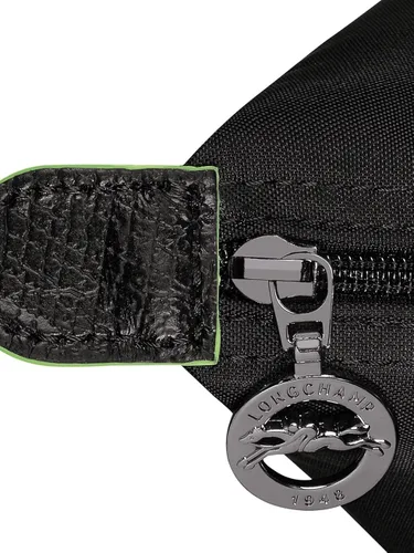 Vista 5 de Longchamp Bolsa de hombro de nailon Le Pliage Green color negro
