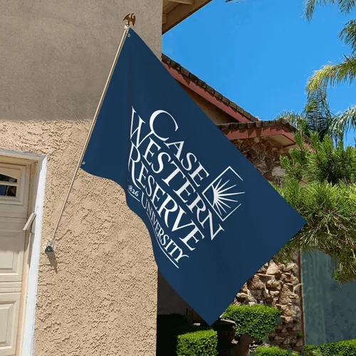 Vista 7 de Case Western Reserve University - Bandera decorativa para exteriores, de 3 x 5 pies, bandera de jardín, bandera individual para exteriores