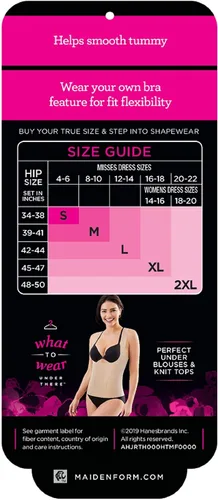 Vista 4 de Maidenform Women's Wear Your Own Bra Shapewear Torsette Fl1866
