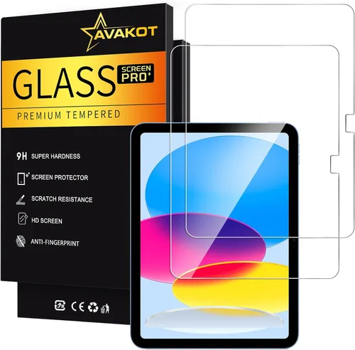 Vista 16 de Paquete de 2 protectores de pantalla para iPad Pro 10.5 Película de vidrio templado transparente resistente a los arañazos compatible con iPad Air