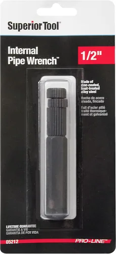 Vista 2 de SUPERIOR TOOL 05212 Llave de tubo interna de 1/2", negro