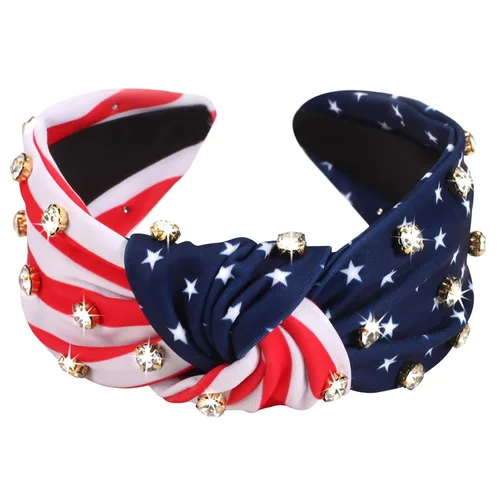 Vista 14 de Ardorchid Bandana Diadema de Bandera Americana Roja Blanca y Azul Diademas Patrióticas de EE.UU. para Hombres y Mujeres Bufanda de Cuello y Cara
