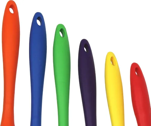 Vista 4 de Chef Craft Tenedor de silicona prémium para espaguetis y pasta, 11.5 pulgadas, color amarillo