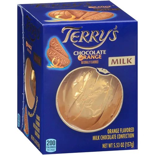 Vista 4 de Smiling Sweets Terry's Chocolate con Leche de Naranja - 5.53 oz - Paquete de 3 - Chocolate de gran sabor con un toque añadido de sabor a naranja