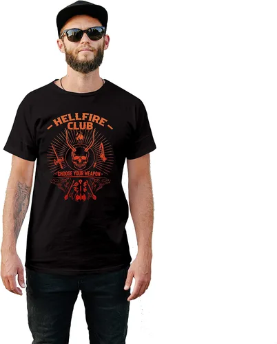 Vista 2 de StickyGumDrop Camiseta inspirada en el programa de televisión Hell Fire Club Munson Eddie