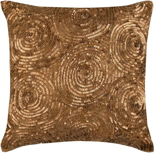 Vista 12 de The HomeCentric Funda de almohada dorada para sofá, funda de almohada geométrica moderna, 12 x 12 pulgadas (11.8 x 11.8 in), funda de almohada Dorado