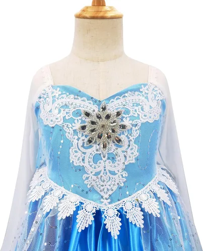 Vista 5 de TYHTYM Princess Costumes Little Girls Dress Up Fancy Halloween Christmas Party