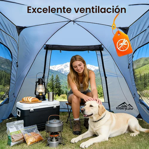 Vista 7 de WildFinder SUV Tent, Car Tents for Camping, SUV Tailgate Tent for Family