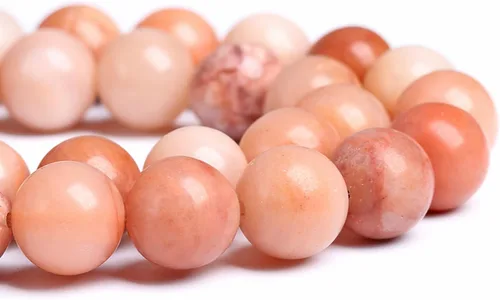 Vista 24 de 60 cuentas sueltas de piedra natural de turquesa africana de 0.236 pulgadas (6 mm) para hacer joyas, pulseras de bricolaje