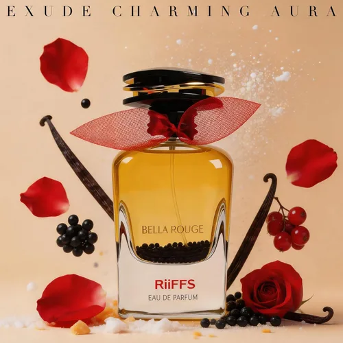 Vista 7 de AFLUXE Eau de Parfum para mujer, Fragancia Floral Woody-RFS BA ROUGE Perfume de larga duración para mujer, Eau de Parfum Spray, 3.4 Fl Oz-2
