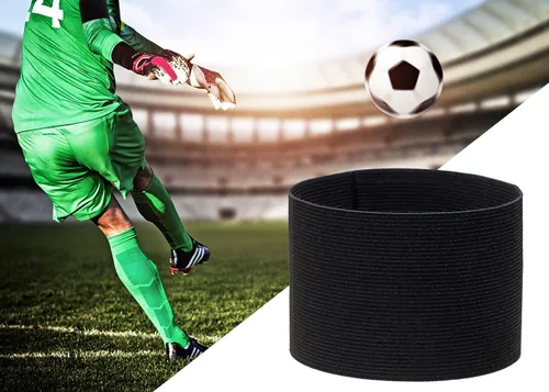 Vista 5 de ONLYKXY 3 brazaletes de capitán de 2.75 x 12.79 pulgadas, ajustable, para fútbol, baloncesto, voleibol, escuela, competencia, entrenador, jugadores