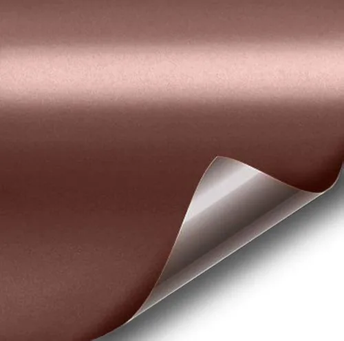 Vista 3 de VViViD+ - Rollo de vinilo cromado satinado en oro rosa, conformable (1 pie x 5 pies)