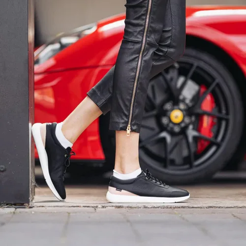 Vista 7 de piloti Vittoria - Zapatos de conducción de cuero italiano para mujer