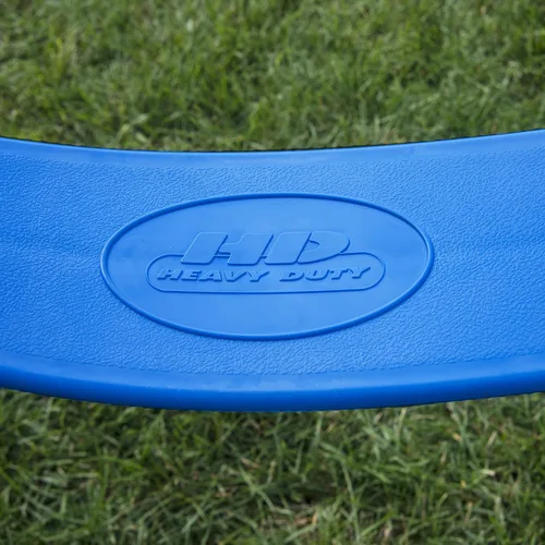 Vista 3 de Swing-N-Slide WS 4771 - Juego de asiento de columpio de alta resistencia para exteriores con cadenas revestidas y eslabones rápidos, color azul