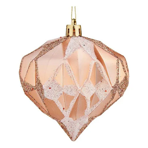 Vista 2 de Bolas de Navidad Krist+ 00894 Cobre Plástico Diamante Ø 8 cm 6