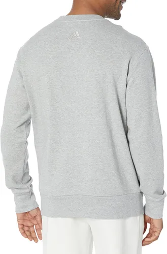 Vista 2 de adidas Essentials - Sudadera de rizo francés con logotipo grande para hombre