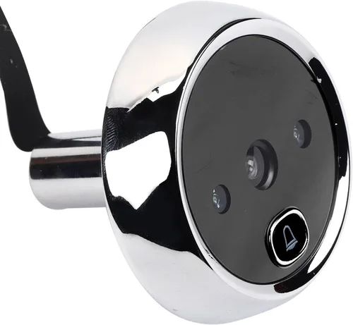Vista 9 de Peephole - Timbre de video de 3 pulgadas, pantalla TFT LCD de 120 grados, timbre visual inteligente con cámara de visión nocturna IR de 1MP