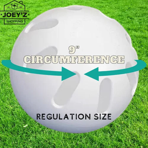 Vista 4 de JOEY'Z Calcomanía con la marca original Wiffle® Bat and Wiffle® Ball Baseball Gift Set Value Bundle