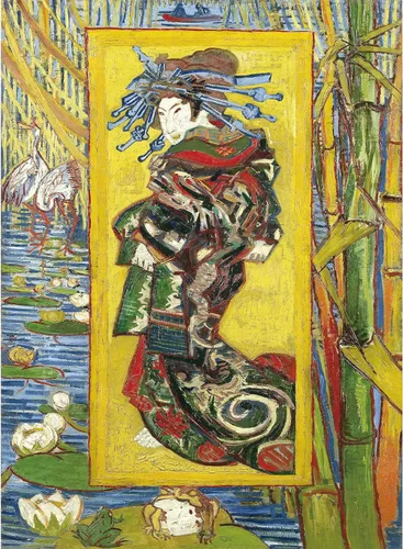 Vista 18 de Rompecabezas de madera de 500 piezas para adultos, pinturas famosas de Van Gogh, barcos de pesca en la playa en Les Saintes-Maries-de-la-Mer, Barcos