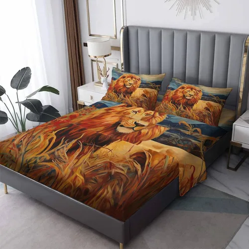 Vista 52 de Juego de sábanas tamaño individual con águila calva, sábanas de cama de águila, microfibra suave y bolsillo profundo y sábanas estampadas sin