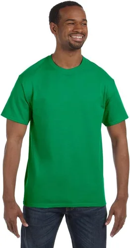 Vista 101 de Gildan Camiseta G500 para hombre Ceniza/baya