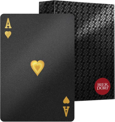 Vista 9 de BIERDORF Cartas de juego impermeables - Duraderas cartas de plástico geniales - Cartas de póquer profesionales de índice estándar - Juegos temáticos