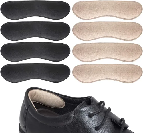 Vista 8 de Dr. Foot's Heel Grips Liner Insert for Shoes Too Big, inserciones de zapatos para zapatos sueltos, evitando resbalones del talón, frotamiento, Beige
