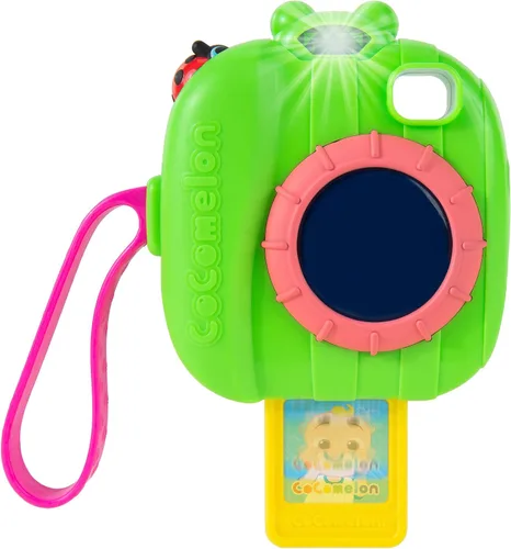 Vista 4 de CoComelon Cámara de juego musical - Cuenta con la foto de JJ, cámara musical, iluminada, juguetes para niños, niños pequeños y preescolares
