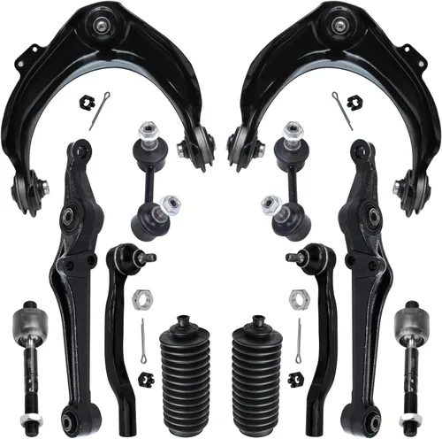 Vista 65 de Detroit Axle - Kit de extremo de 12 piezas para Ford Explorer Mercury Mountaineer 1998-2001 1999 2000, 2 brazos de control delanteros superiores
