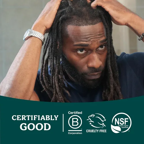 Vista 7 de Badger - Pomada para el cabello para hombres, certificada orgánica, pomada de agarre medio con gran brillo, aceites esenciales, pomada