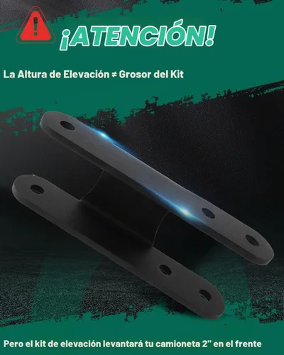 Vista 3 de Kit de nivelación trasera SCITOO de 2-3 pulgadas para Chevrolet Colorado 2004-2024