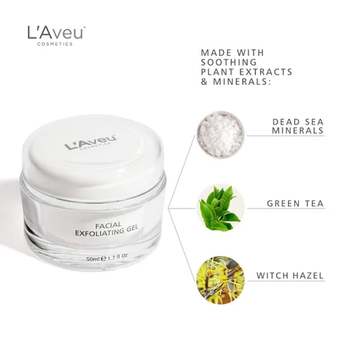 Vista 2 de Gel facial exfoliante L'Aveu, 1.7 fl. oz.