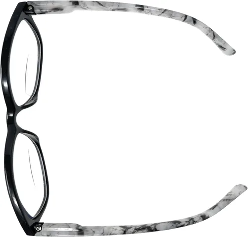 Vista 4 de The Ella - Gafas de lectura bifocales en forma de mariposa, elegantes lectores bifocales de ojo de gato para mujer Negro