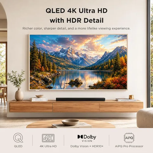 Vista 5 de TCL Marco de fotos de la serie Designer de 55 pulgadas, QLED 4K, 55A300L Negro