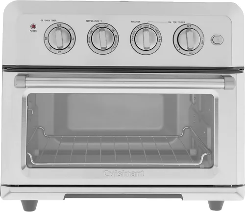 Vista 4 de Cuisinart Horno tostador de convección con freidora de aire, combo 6 en 1, 1800 vatios, horno de convección de capacidad XL con temporizador de 60