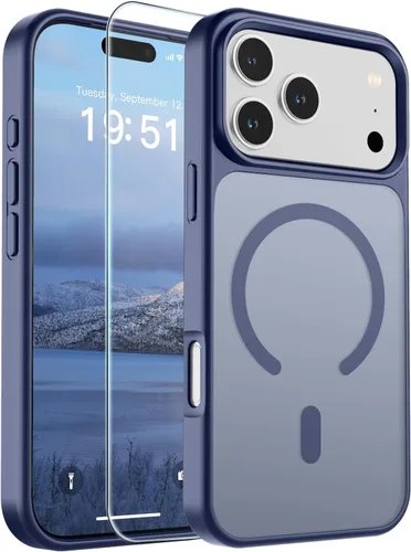 Vista 125 de SUPFINE Funda magnética para iPhone SE 2022 (3ª)/2020 (2ª), iPhone 8 (compatible con MagSafe) (protección contra caídas de grado militar), funda