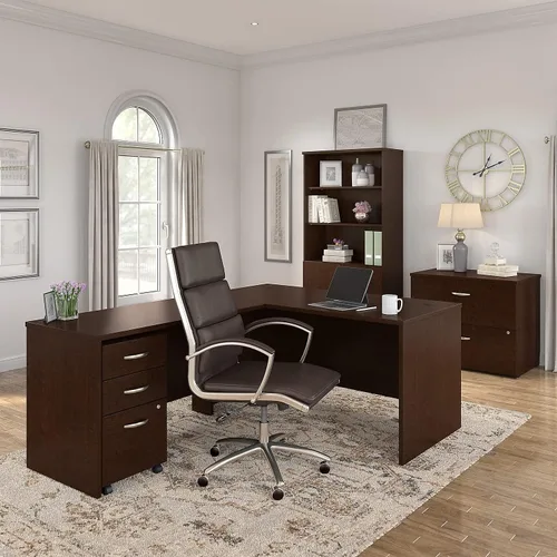 Vista 9 de Bush Business Furniture Archivador lateral Serie C en color cereza moca