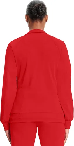 Vista 43 de Infinity by Cherokee 2391A - Chaquetas médicas con cremallera frontal para mujer, tela elástica en 4 direcciones