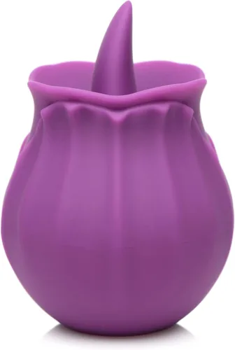 Vista 2 de Bloomgasm Wild Violet 10X - Estimulador de silicona para lamer clítoris