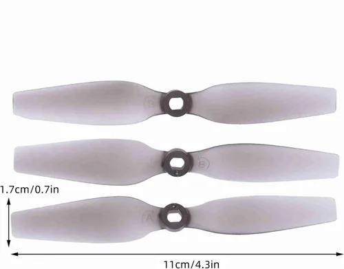 Vista 6 de Cuchilla de hélice de avión RC, accesorios de cuchilla de hélices compatibles con aviones de despegue y aterrizaje verticales X450