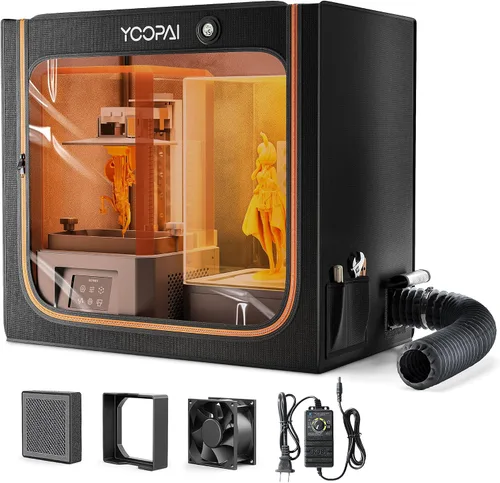 Vista 9 de YOOPAI Caja de impresora 3D de resina profesional con luz LED