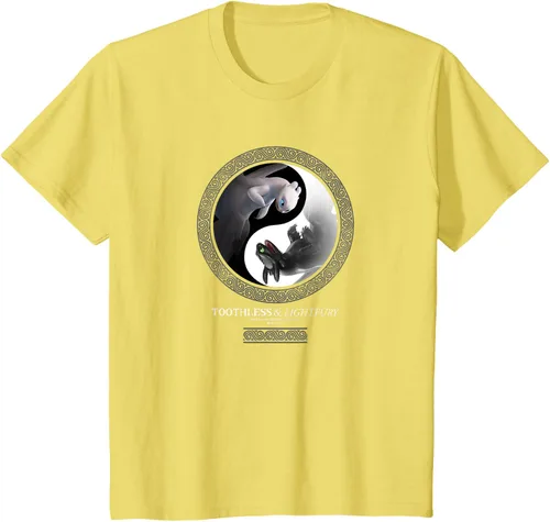 Vista 4 de Cómo entrenar a tu dragón 3 Yin Yang Dragon Camiseta