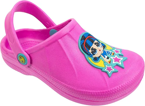 Vista 3 de L.O.L. Surprise! Zuecos moldeados para niñas con correa trasera, talla 9 para niños talla 1